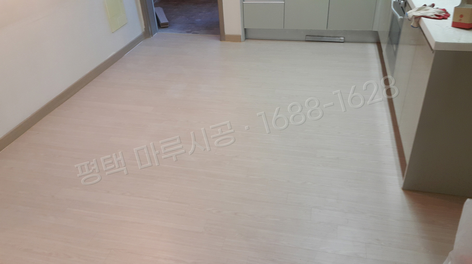 평택 포승읍 강마루 한솔 울트라 워시오크 아파트 바닥공사 마루시공업체 시공 후